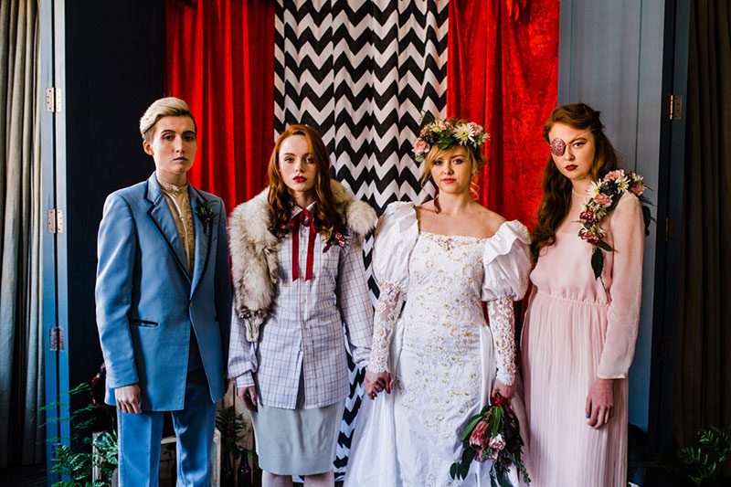 This Twin Peaks wedding shoot knows everyone and nothing is what it seems