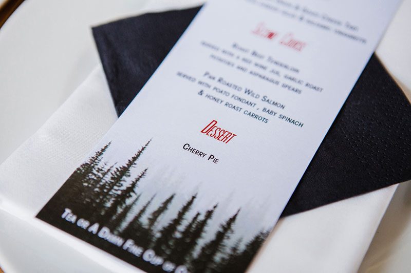 This Twin Peaks wedding shoot knows everyone and nothing is what it seems