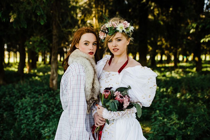 This Twin Peaks wedding shoot knows everyone and nothing is what it seems