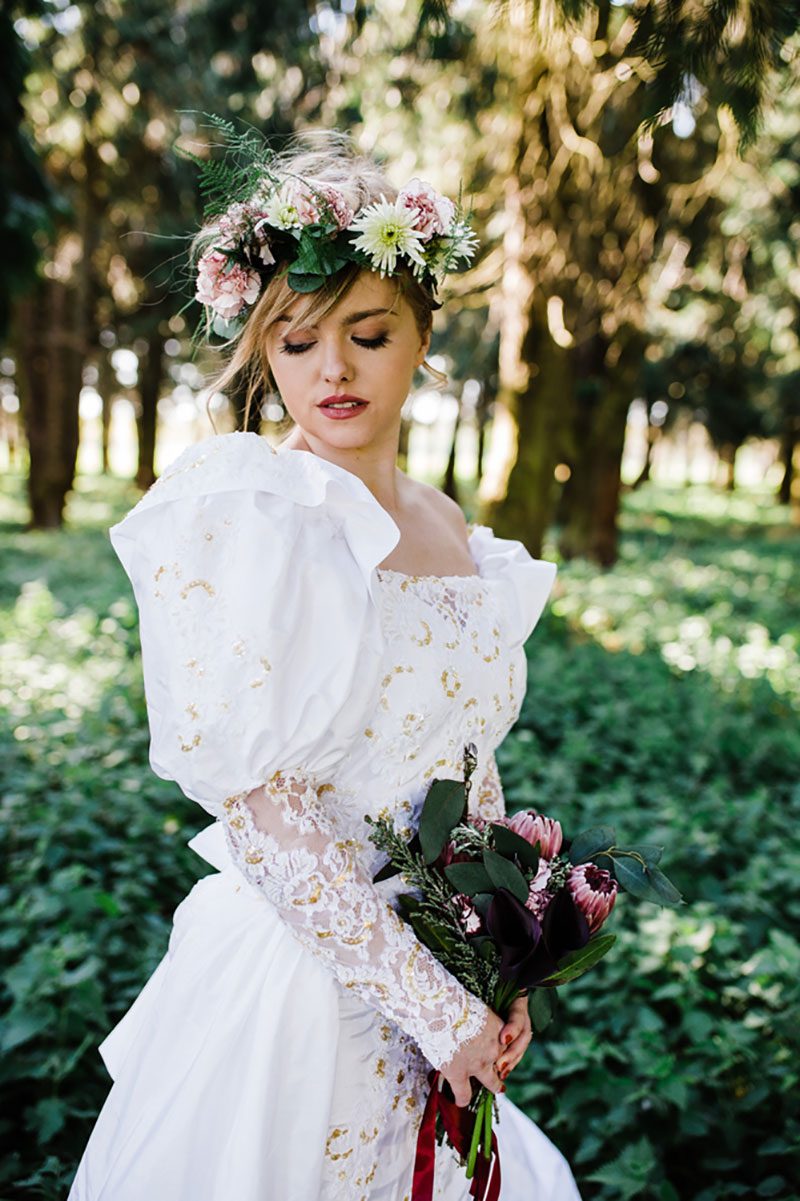 This Twin Peaks wedding shoot knows everyone and nothing is what it seems