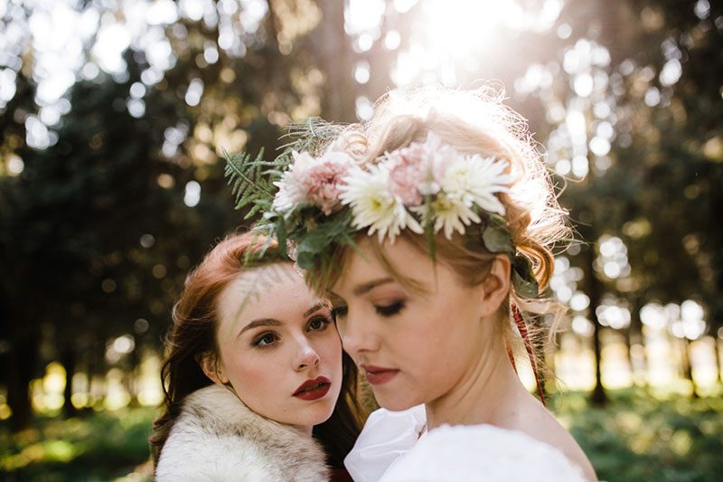 This Twin Peaks wedding shoot knows everyone and nothing is what it seems