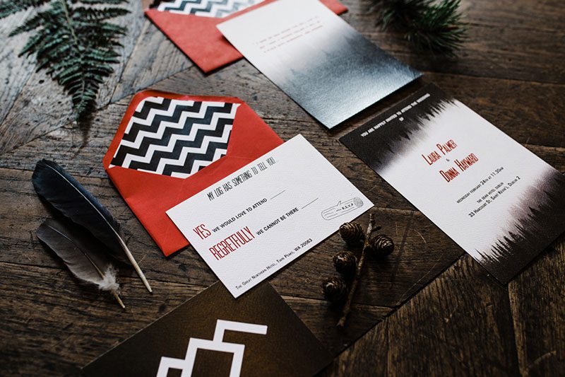 This Twin Peaks wedding inspiration knows everyone and nothing is what it seems