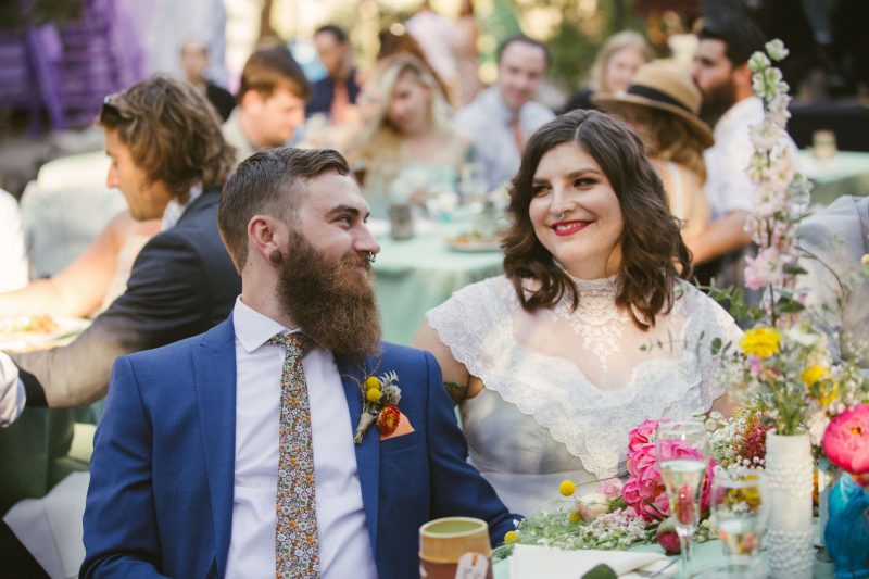 Wait Until You See The Vintage Kitsch At This Quirky Artist Wedding