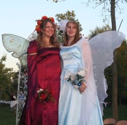 Sarah & Jenn’s backyard fairy wedding