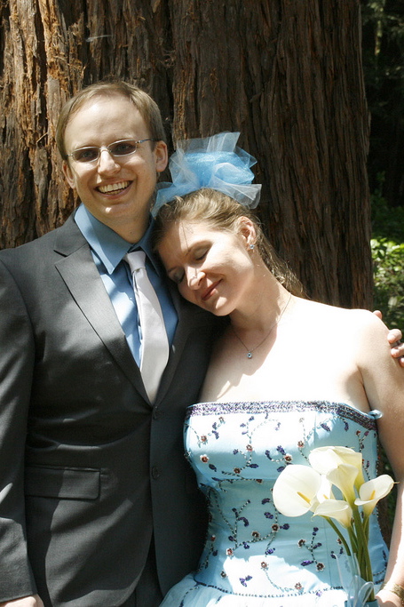Karen & Peter’s California Redwoods, Chocolate-Laden, Budget Wedding