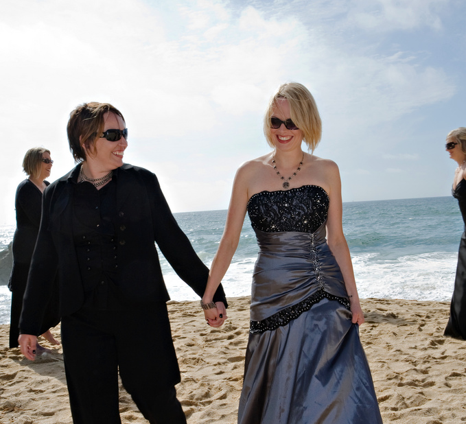 Alli & Liz’s Rock n’ Roll Beach Wedding