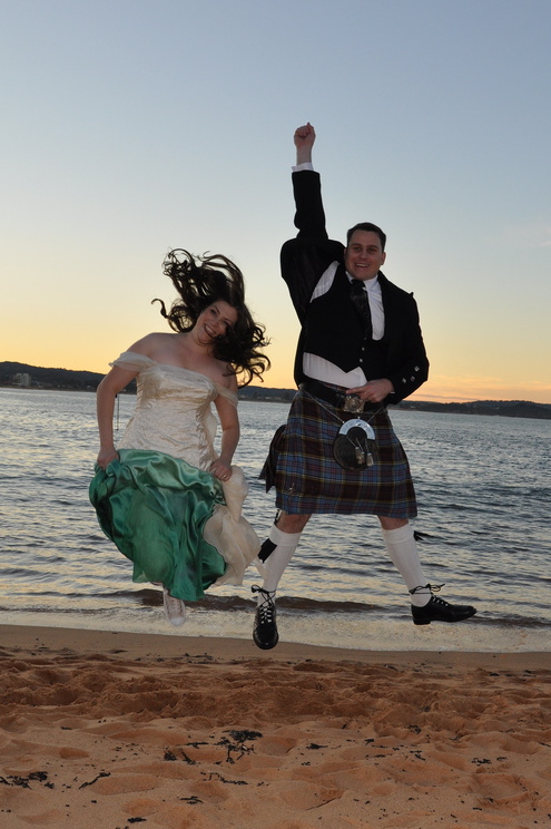 Hope & Gavin’s Head banging, Footy sock, Pantsing party Wedding
