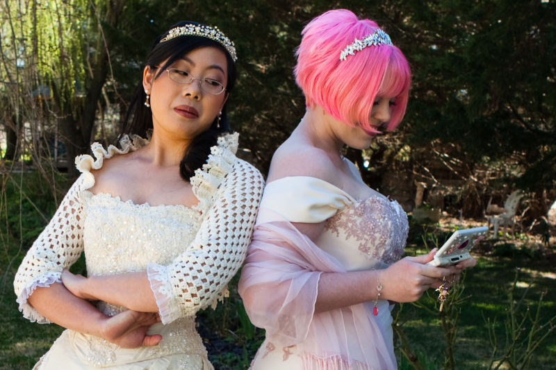 Anli & Laura's Lesbian Gamer Geek Wedding 17 from Offbeat Wed (formerly Offbeat Bride) lesbian gamer wedding on offbeat bride alternative wedding ideas from Offbeat Wed (formerly Offbeat Bride)