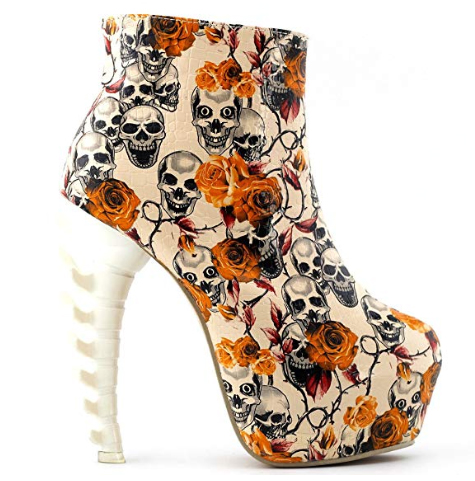 Skull shoes for your Halloween wedding, or just because • Offbeat Wed ...