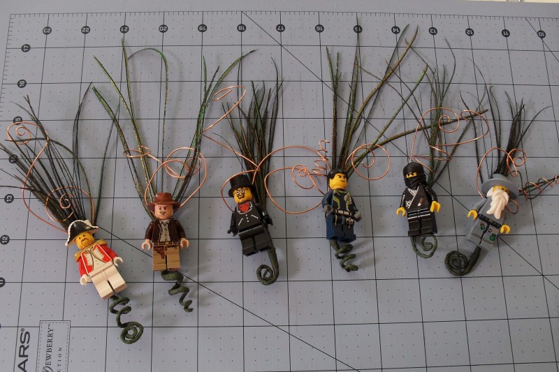 DIY LEGO boutonnieres for a geeky wedding