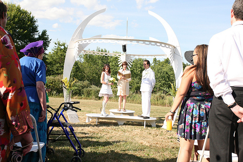 My retro-futuristic chuppah