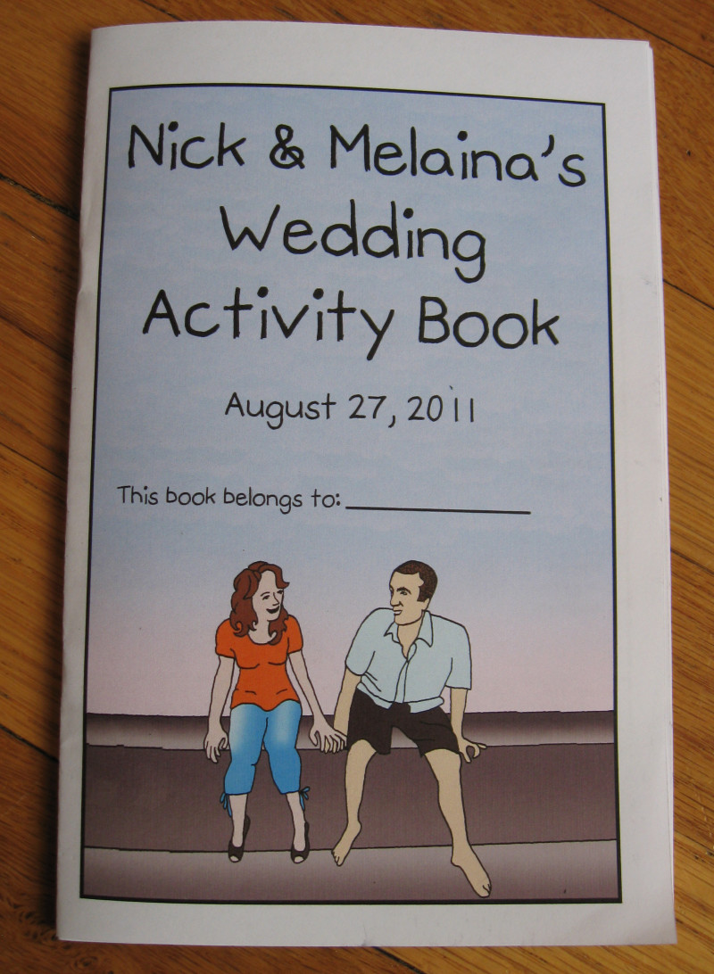 Check out the DIY activity book I made for the kids at my wedding