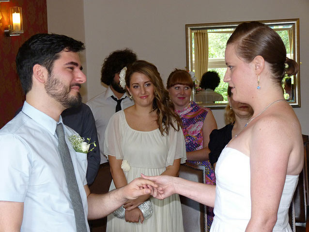 Katy & Aytan’s potluck picnic wedding in the park