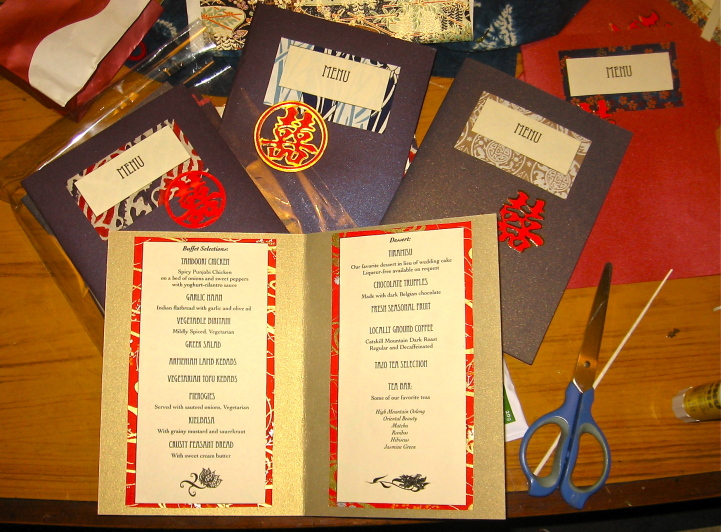 7 creative ways to showcase your wedding menu