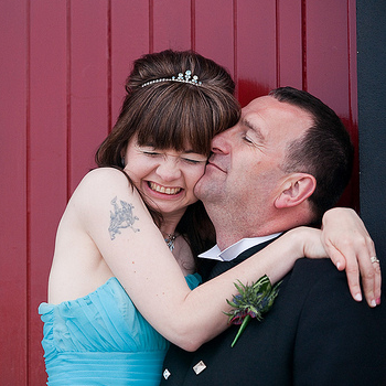 Maureen & Derek’s Scottish humanist two-part wedding