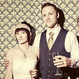 Kara & Shawn’s Royal Tenenbaums movie theater wedding