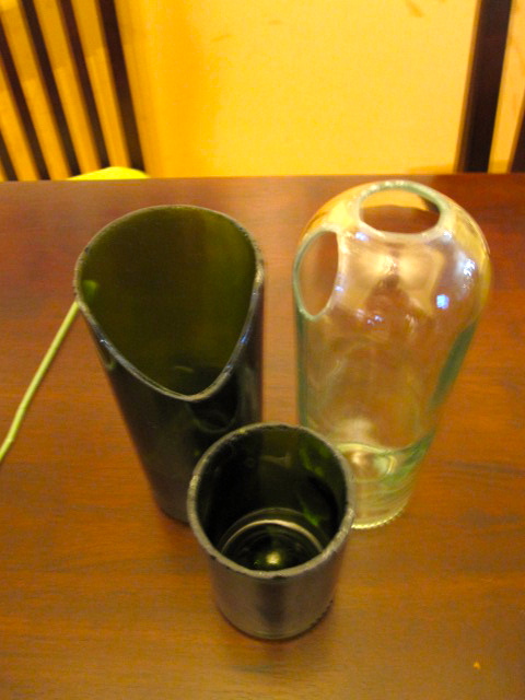 How to turn wine bottles into custom vases