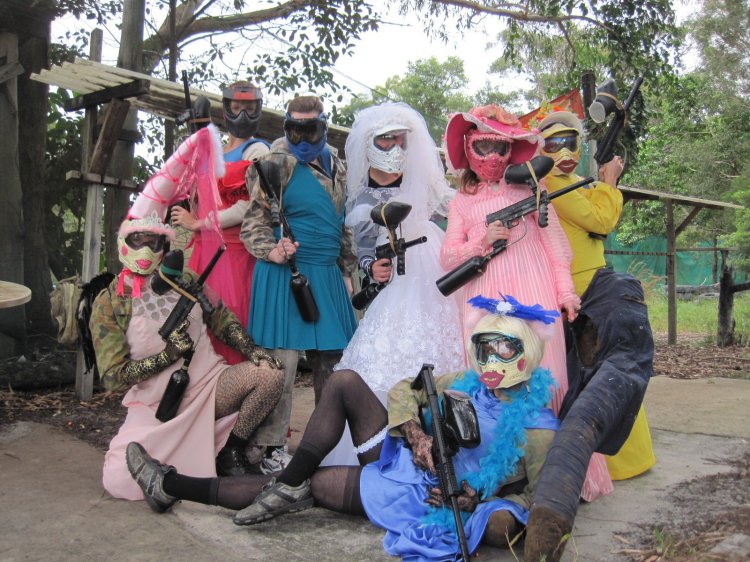 paintball hens party 3