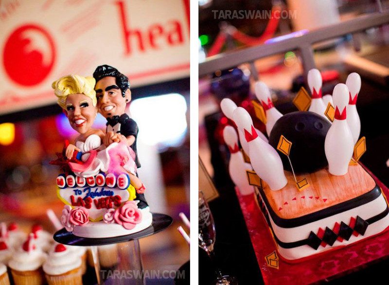 Nicole & Chris’ rockabilly bowling wedding in Las Vegas and Texas