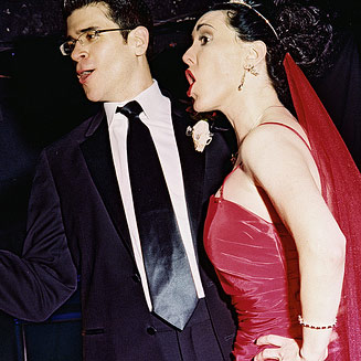 DonnaMarie & Ricky’s unholy union and heavy metal cabaret wedding