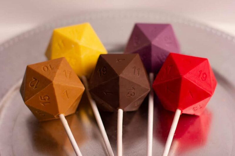 Make Your Own Chocolate Gaming Dice, with a DIY D20 Silicone Mold - Our  Nerd Home