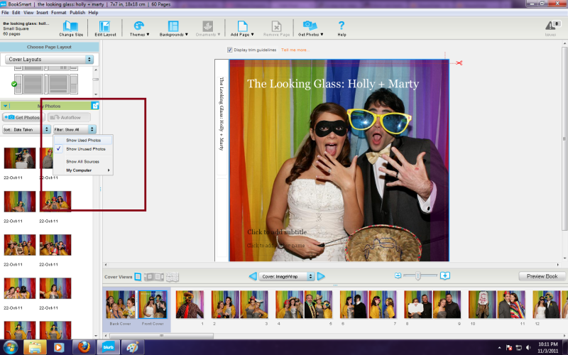 A step-by-step guide to making your OWN wedding album with Blurb books