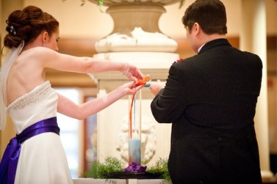 RachBrandW0324 - Hows about a little chemistry with your unity ceremony? RachBrandW0324