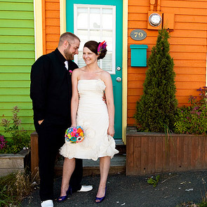 Krista & Rob’s colourful relaxed DIYed wedding