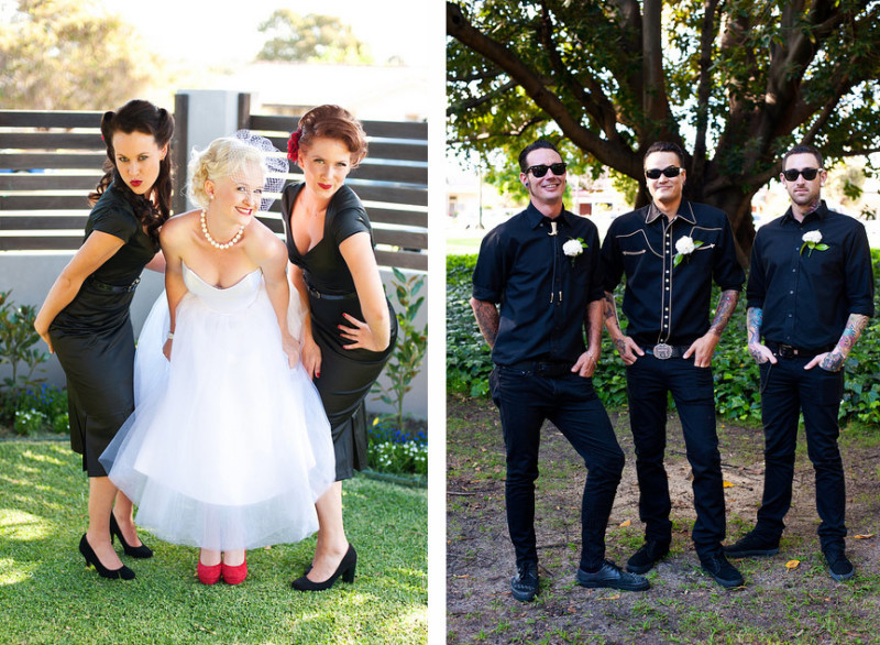 Abby & Ash’s ’50s-inspired rock ‘n’ roll wedding