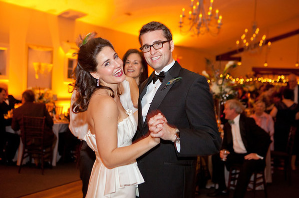 Sarah & Rhett’s 1930s Art Deco winter wedding