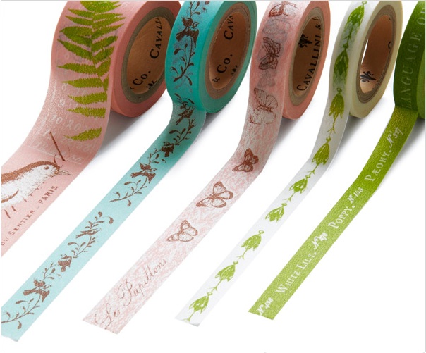 Save your tongue, seal your invitations with patterned paper tape