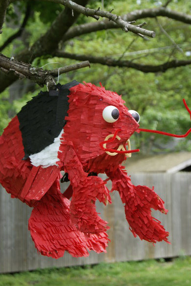 DIY custom wedding day piñatas