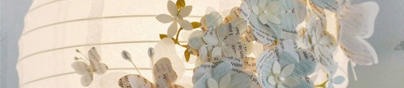 Turn inexpensive paper lanterns into swanky decor