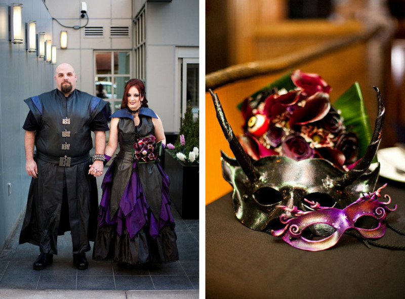 A gothically delicious ’til-death-themed wedding