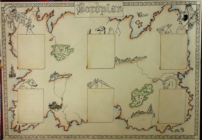 How to make your own Medieval seating chart