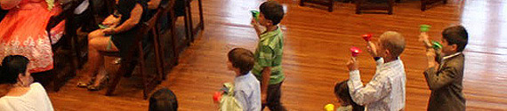 Start off your ceremony with a band of bell ringers