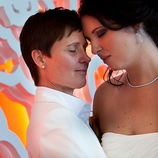 Stephanie & Joyce’s Rat Pack meets modern soiree wedding