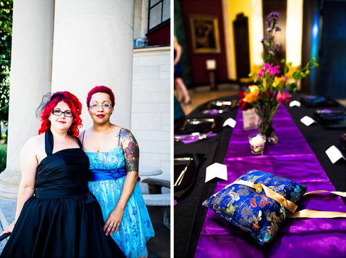 Angel & Candi’s self-catered vegetarian wedding