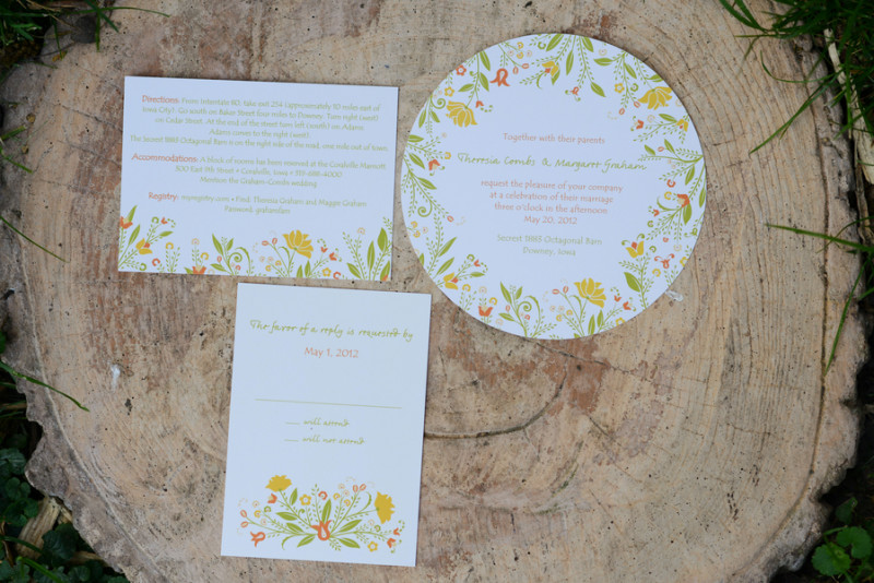 A sweet barn wedding with a string band