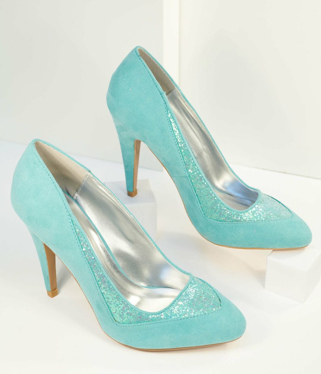 Aqua blue clearance heels pumps