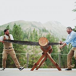 The happiest gay lumberjack wedding ever