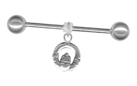 Are there wedding-friendly industrial barbell earrings? You know it ...