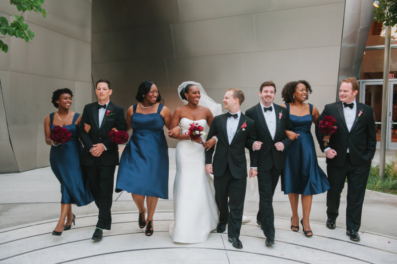 Have a movie love affair with this Disney concert hall wedding
