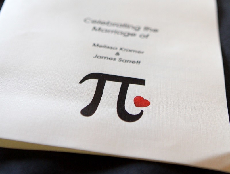 pi day wedding as seen on offbeat bride - 3.14159 reasons to love Pi-Day weddings (and pies!) pi day wedding as seen on offbeat bride