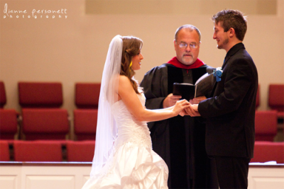 ceremony1 - Laura & Seth's Batgirl and Nightwing comic book romance wedding ceremony1