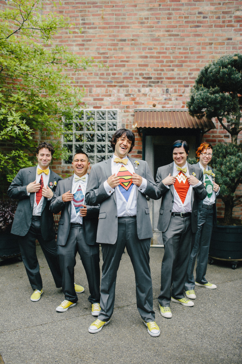 Alysha & Geb’s “actors in love” superhero wedding