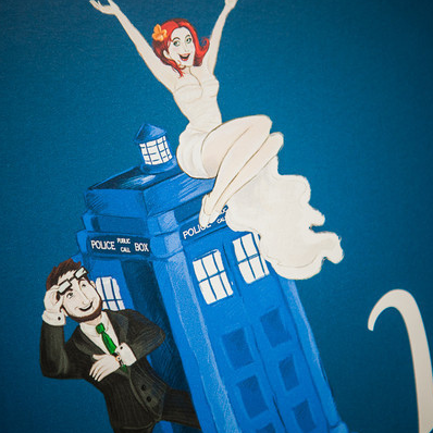 Emily & Greg’s wibbly-wobbly timey-wimey Doctor Who wedding