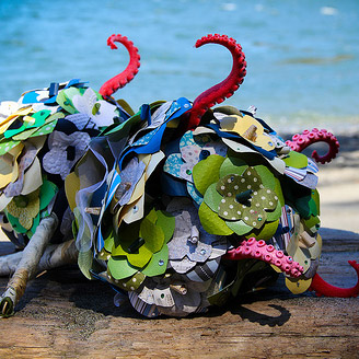 EJ & Nathan’s horror movies and octopodes beach wedding