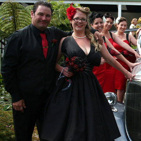 Steph & Mark’s 1950s rockabilly wedding
