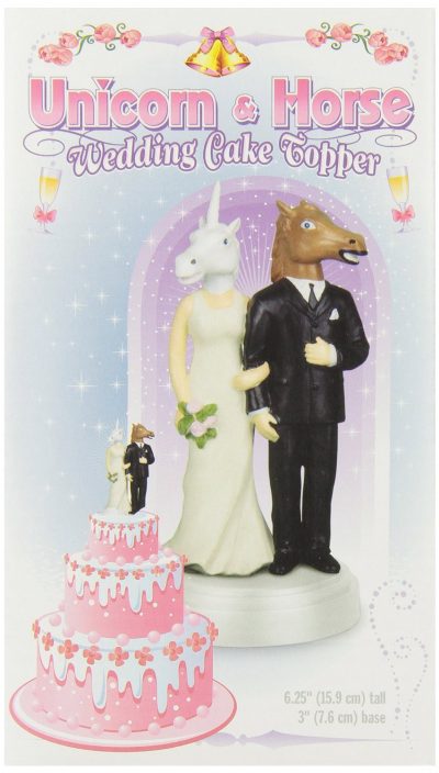 91GqoseypeL. SL1500 - OMG! It's the horse + unicorn cake topper of your internet-inspired dreams Horse + unicorn cake topper as seen on @offbeatbride